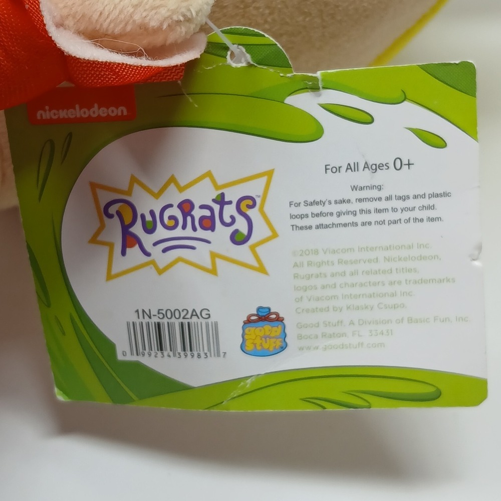Rugrats Nickelodeon Angelica Pickles Plush Large 17" Soft Toy With Tags - Picture 6 of 12